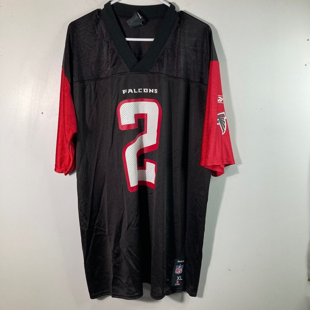 Reebok Atlanta Falcons Matt Ryan Number 2 NFL Football Jersey XL Black Red